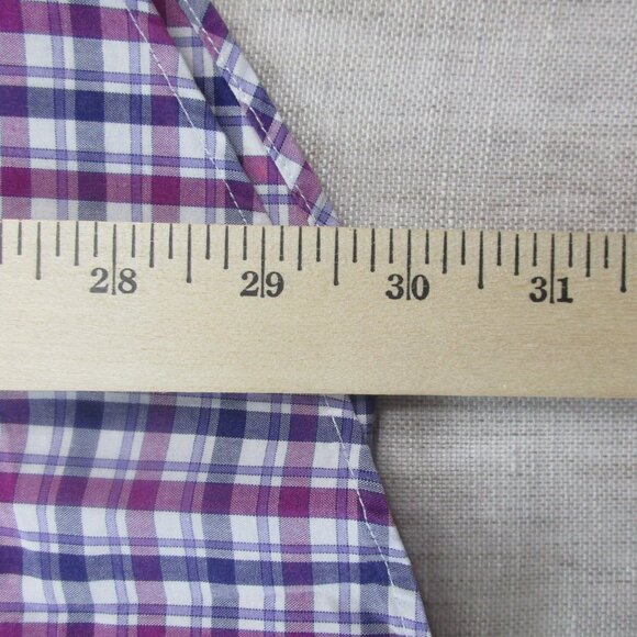 Tommy Hilfiger Shirt Mens Large Multi Plaid Long Sleeve Collared Button-Down - Picture 6 of 9